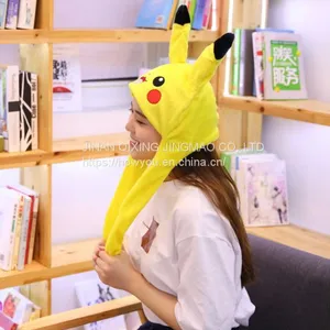 OEM ODM Pikachu Hat With Ears Shaking With a Pinch / a Cute Net Red Rabbit Hat thumbnail-4