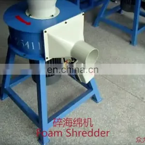 2018 Most Popular 4kw/7.5KW High Efficiency Foam Shredder for Waste Sponge thumbnail-1