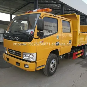 The Five Dongfeng Two-seater Small Dump Truck thumbnail-1