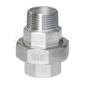 UNION M/F Stainless Steel Thread Union Price Stainless Steel Pipe Fittings Wholesale thumbnail-1