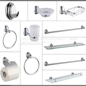 Hotel and Home Bathroom Hanging Towel Ring, Modern Bathroom Accessory Wall Mount Napkin Hanger Small Towel Ring thumbnail-2