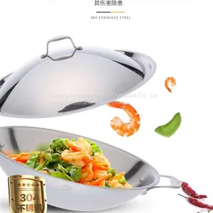 Stainless Steel Wok thumbnail-1