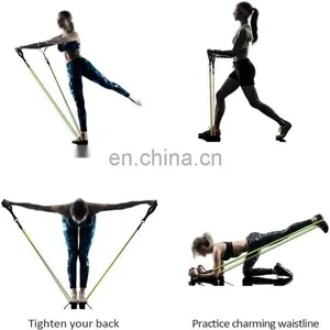 Resistance Exercise Bands Resistance Bands Custom 11Pcs Resistance Band thumbnail-4