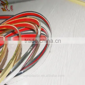 Pvc Galvanized Chrome Metal Strips Decorative Edge Banding for Furniture and Car thumbnail-6