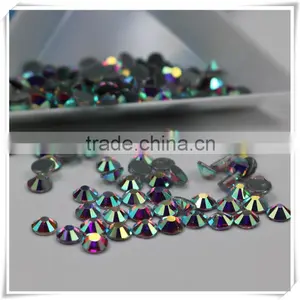Top Quality Factory Price Wholesale New Crystal AB Flatback Hotfix Rhinestone for Bags Shoes thumbnail-3