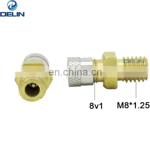Car Auto for Suspension and Shock Absorber Brass Schrader Valve M8 Thread M8*1.25 thumbnail-4
