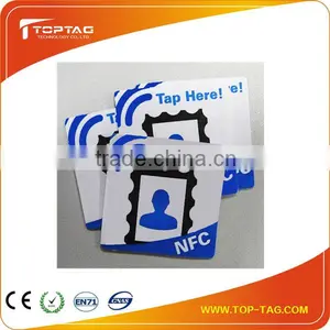 Customized ISO14443A Ntag203 Paper Pvc/pet NFC Tag thumbnail-1