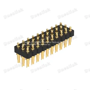 Dnenlink 3.00mm Pitch Triple Row H2.5mm Male HeaderSolder PogoPin Header Connector thumbnail-2