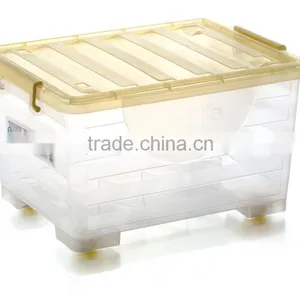 Hot Selling Home Large Plastic Storage Bin With Lids thumbnail-1