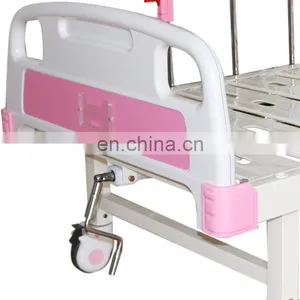 Medical Equipment Hot Sales 1 Crank One Function Manual Hospital Bed For Sale thumbnail-3