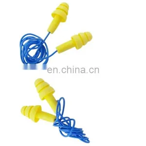 Soundproof Sleep Noise Prevention Disposable Silicone Earplugs thumbnail-1