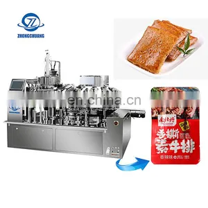 High Quality Continuous Cabinet Type Preservation Sealer Dry Food Egg Small Fish Vegetable Automatic Vacuum Packing Machine thumbnail-4
