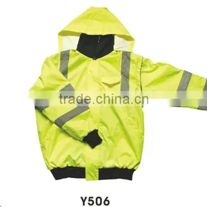 3M Reflective Yellow Cycling Jersey Bike Safety Jackets thumbnail-1