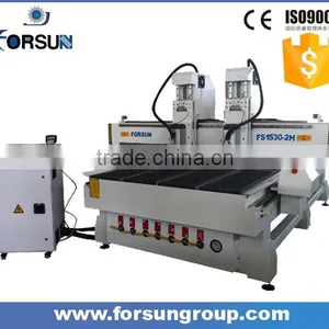 China Supplier 3d Multi Spindle Cnc Router for Woodworking, Power Wood Cnc Router for Wooden Door, Furniture With Low Cost thumbnail-1