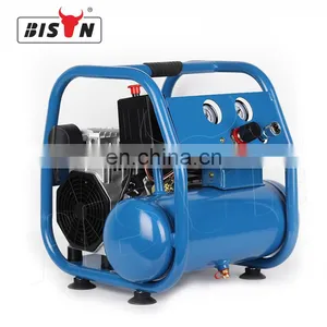 Bison China 1.5Hp Air Compressor Oilless Reciprocating 6L Air Compressor Oil Less Piston thumbnail-1