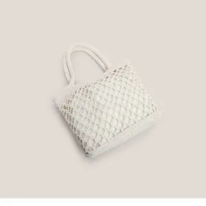 Women's Woven Bag Hollow Package Casual Beach Bag thumbnail-2