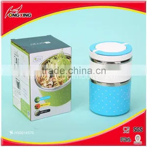 SS 630ml Thermos Tiffin Carrier /insluated Tiffin Lunch Box thumbnail-3
