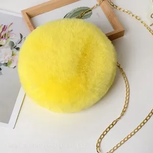 29Autumn and Winter Plush Bag Cute Bag Single Shoulder Crossbody Bag Fur Bag a Variety of Color Change Bag Wholesale thumbnail-3