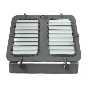 Square Yacht Marine Steel Skylight Deck Skylight Escape Tempered Glass Marine Window thumbnail-1