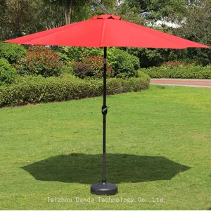 Factory Price 3m Outdoor Garden Windproof Umbrella With UV Coating With Canopy Powder Coated thumbnail-1