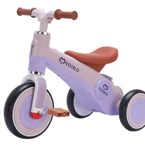 Children's Tricycle With Push Handle, Pedal Tricycle, 2-5 Years Old, Suitable for Sitting, Simple, Sturdy, Balanced Tricycle（Wechat:13510231336） thumbnail-1
