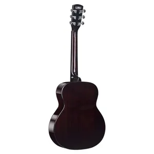 China Factory Wholesale 36-inch Acoustic Guitar - Model: OTIS - 36 Cloud Sand Taylor Body Glossy Plywood M-14 (Sunset Color) thumbnail-2