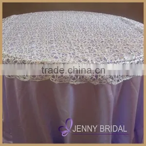 TL001A Made-in China Chemical Lace Cheap Wedding Table Overlay thumbnail-4