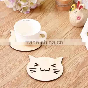 Eco Friendly Handmade China Factory Custom Sheep/pumpkin Mug Cup Laser Cut Place Mat Material Wooden Dining Table Ware thumbnail-3