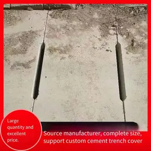 Precast Concrete Cement Drain Cover, Sewer Leak Cover, Not Easy to Deform, Customized According to Drawings thumbnail-1