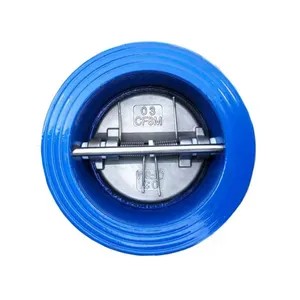 Cast Iron Ductile Iron Body Check Valves Wafer Swing PN16 2