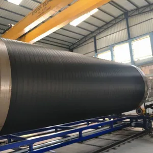 HDPE Hollow Wall Winding Pipe Extrusion Machine and Spiral Septic Tank Production Line thumbnail-4