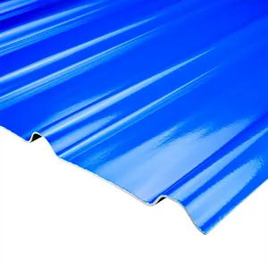 High Quality Weathering Gel-Coated Roof Sheet Anti-Aged Gelcoat Glass Fiber Roof Sheet for Shed thumbnail-3