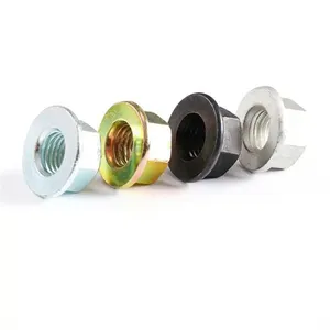 High Quality Carbon Steel 10mm DIN 6923 Hex Flange Nut Rondelle Ecrou thumbnail-5