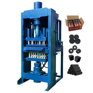 Industrial Barbecue Charcoal Machine Rod Stick Brick Pressed Coal Briquette Making Machine Automatic EPC thumbnail-1