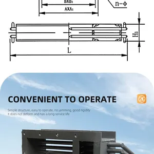 Electric High Temp Hard Seal Slide Gate Max 300°C For Cement Kiln Waste Incineration Hot Slag Shut-off Unit thumbnail-5