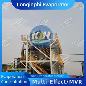 Plate-type Four-effect Evaporator 304 Stainless Steel PLC Control 220V 1-Year Warranty thumbnail-5