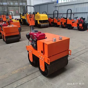 Handheld Road Roller, 600/700 Diesel Portable Ground Compactor for Trench Foundation and Road Maintenance thumbnail-4