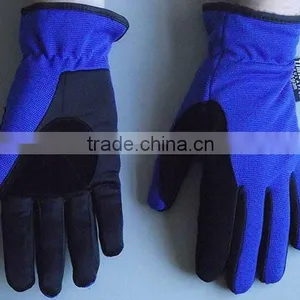 Customized Snow Ski Pvc or PU Palm Mens or Womens Mechanic Work Gloves thumbnail-1