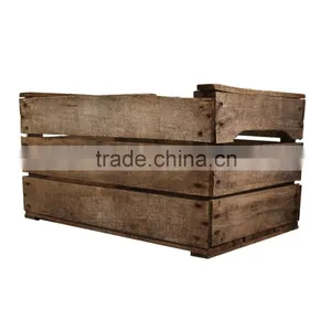 Vintage Chic Wooden Storage Crate Vegetable Fruit Box Country Kitchen thumbnail-6