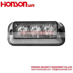 Amber Blue LED Emergency Grille Vehicle Warning Surface Mount Light HF-134 thumbnail-1