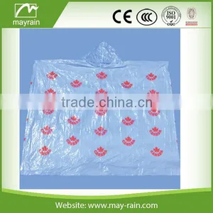 PE Rain Disposable Poncho Raincoat thumbnail-3