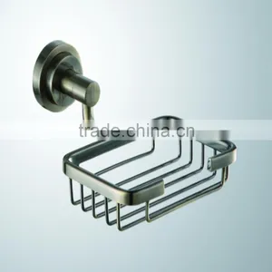 Bronze Stainless Steel Bathroom Teeth Brush Double Wall Mounted Cup Holder 72605B thumbnail-5