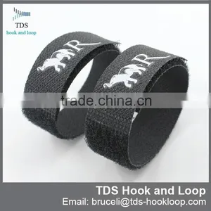 Company Logo Printed Hook and Loop Cable Ties thumbnail-1