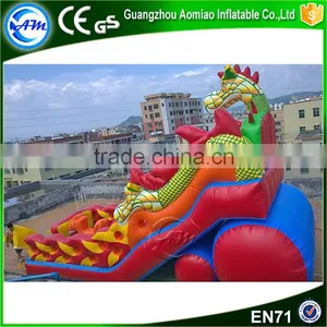 Cartoon Inflatable Dragon City Playground Slide Inflatable Zenith Dragon for Kids thumbnail-5