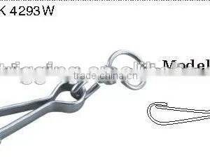 Nikle Plated Smplex Hook With Chain Swivel Ring 4293W 25MM-120MM thumbnail-6