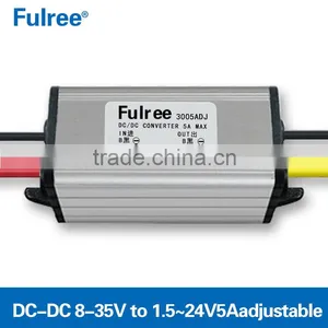 Dc-dc Adjustable Power Supply Module, 8-35v to 1.5-24v5a Adjustable Buck Converter Step Down Module 5a thumbnail-1