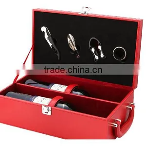 2015 Hot New High Quality Leather Wine Holders thumbnail-2