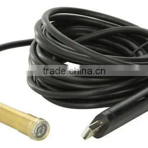 10M USB Cable Length Classic Copper Head Industrial Endoscope 14.5mm Lens USB Endoscope 4 LED IP67 Waterproof Camera Endoscope thumbnail-3
