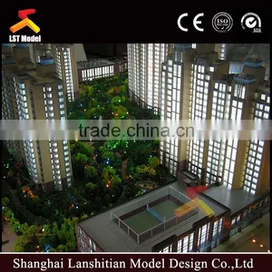 Large Scale Building Model Maker/construction Scale Model With Lighting System thumbnail-1