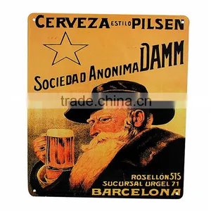 Wholesale Vintage Wall Metal Plaque / Embossed Tin Sign thumbnail-1